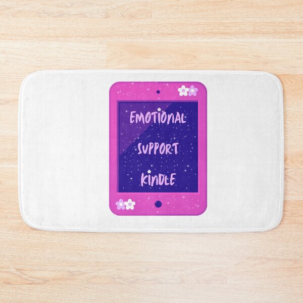 Item preview, Emotional Support Kindle Pink designed and sold by MadeByJadex.