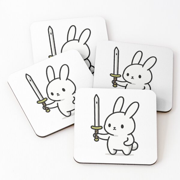 Item preview, Bunny Rabbit with a Sword designed and sold by YuckUncky.