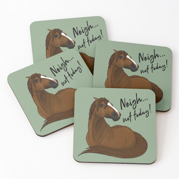 Item preview, Neigh, Not Today!  Chestnut Horse designed and sold by DappledMoon.