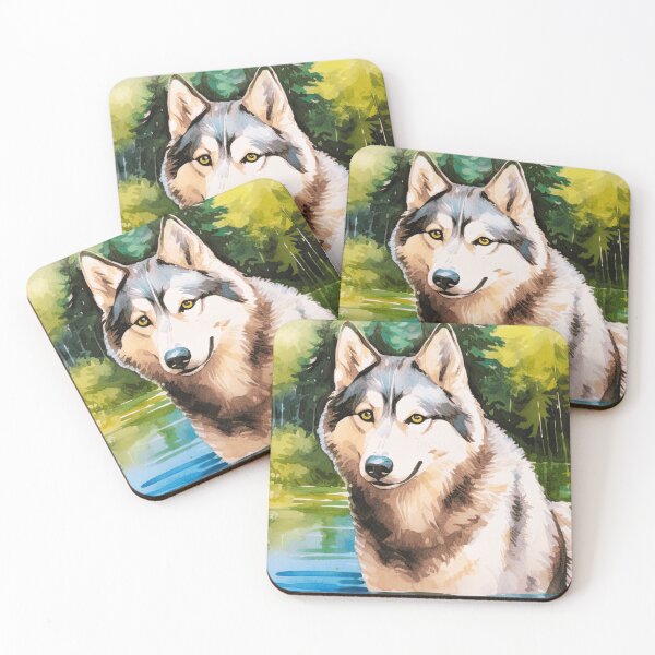 Item preview, Watercolor Siberian Husky designed and sold by TheAnimalZ00.