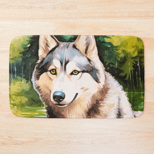 Item preview, Watercolor Siberian Husky designed and sold by TheAnimalZ00.