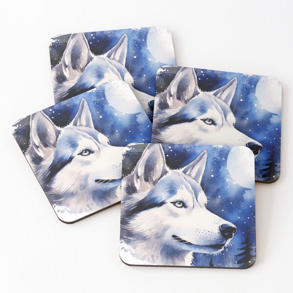 Item preview, Siberian Husky Night designed and sold by TheAnimalZ00.