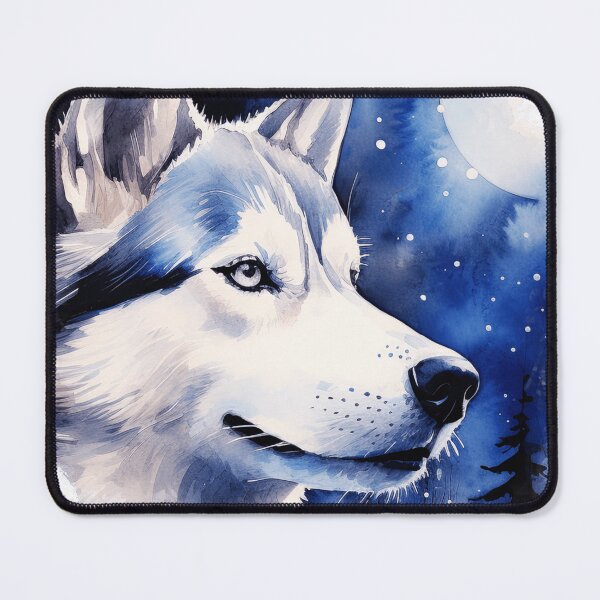 Item preview, Siberian Husky Night designed and sold by TheAnimalZ00.