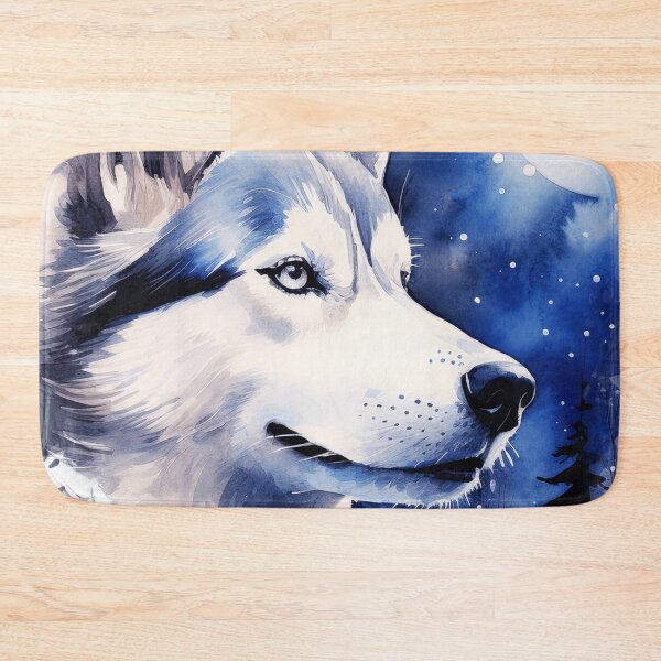 Item preview, Siberian Husky Night designed and sold by TheAnimalZ00.