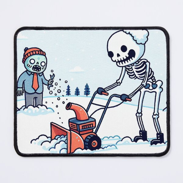 Item preview, Snow Blower Fantasy with Skeleton and Zombie designed and sold by zzz888.