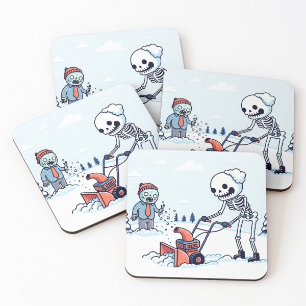Item preview, Snow Blower Fantasy with Skeleton and Zombie designed and sold by zzz888.