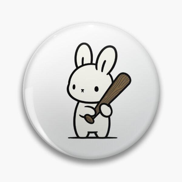 Artikelvorschau, Hase mit Baseballschläger entworfen und verkauft von YuckUncky.