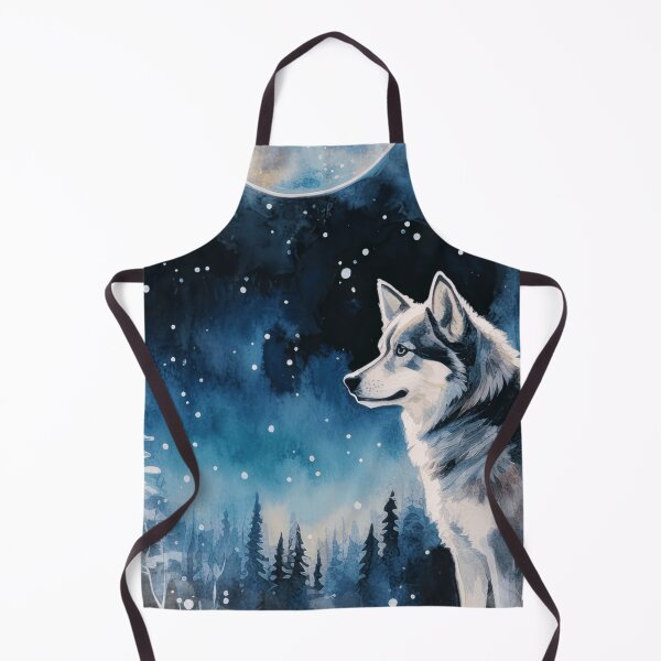 Item preview, Siberian Husky Forest Night designed and sold by TheAnimalZ00.