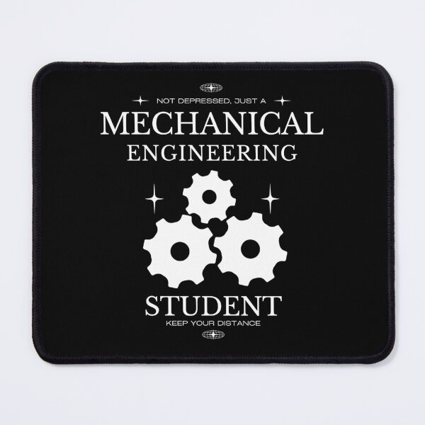 Item preview, Mechanical Engineering Student - Black Version - Engineers designed and sold by Millusti.