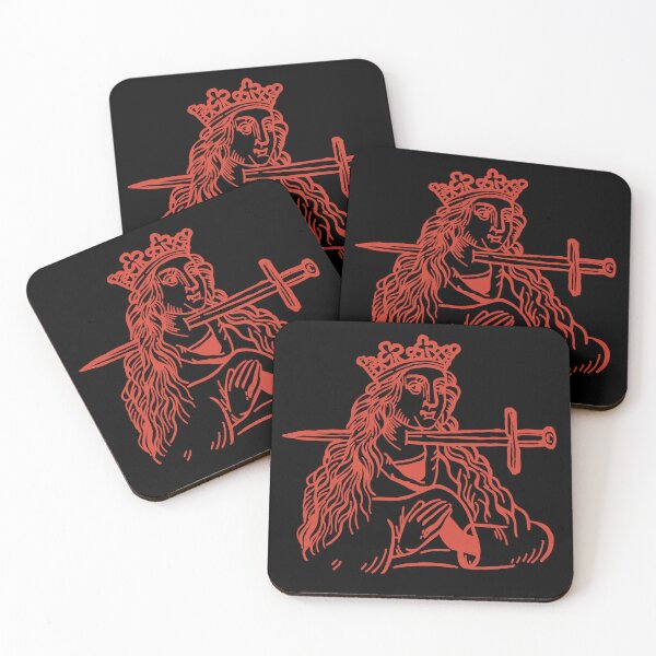 Item preview, Medieval Portrait Etching - Alchemical Red Tattoo designed and sold by Arcane Orchid.