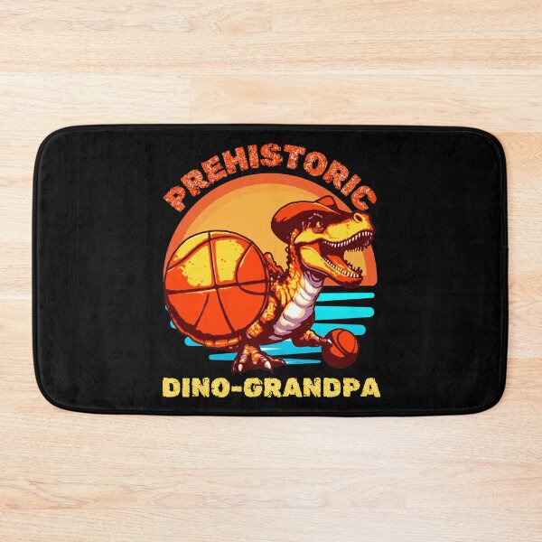 Item preview, Vintage Funny Prehistoric Dino-Grandfather Comboy Dinosaur Basketball designed and sold by jteart.