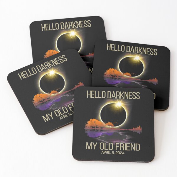 Item preview, Hello Darkness My Old Friend Solar Eclipse April 08, 2024 designed and sold by ChristoLewis.