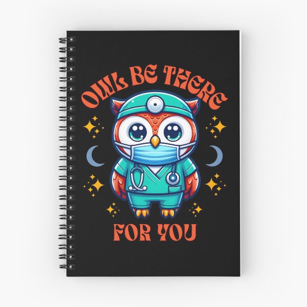 Item preview, Owlsome Owl be there for you Night shift Caring Nurse Life designed and sold by MorningTeeNmore.