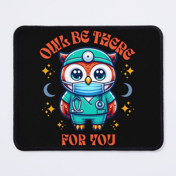 Item preview, Owlsome Owl be there for you Night shift Caring Nurse Life designed and sold by MorningTeeNmore.