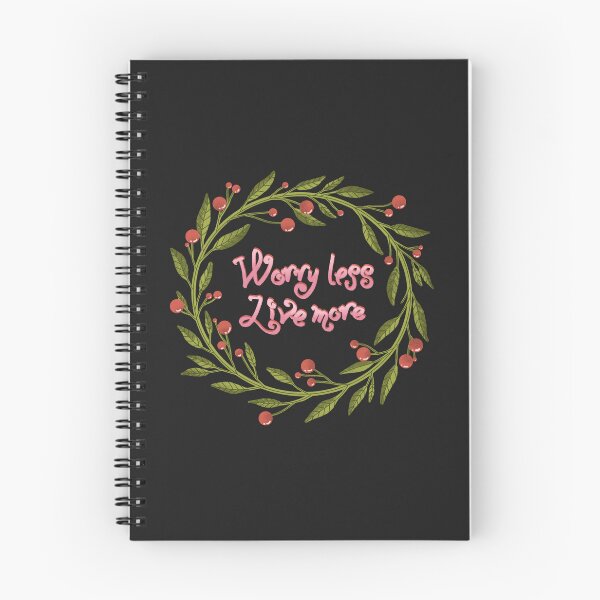 Item preview, Live more worry less  designed and sold by pinkyfish1010.