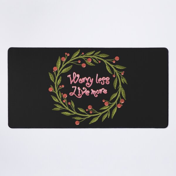 Item preview, Live more worry less  designed and sold by pinkyfish1010.