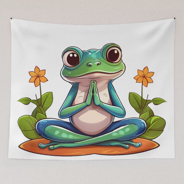 Item preview, Namaste Frog Yoga designed and sold by Upraised.