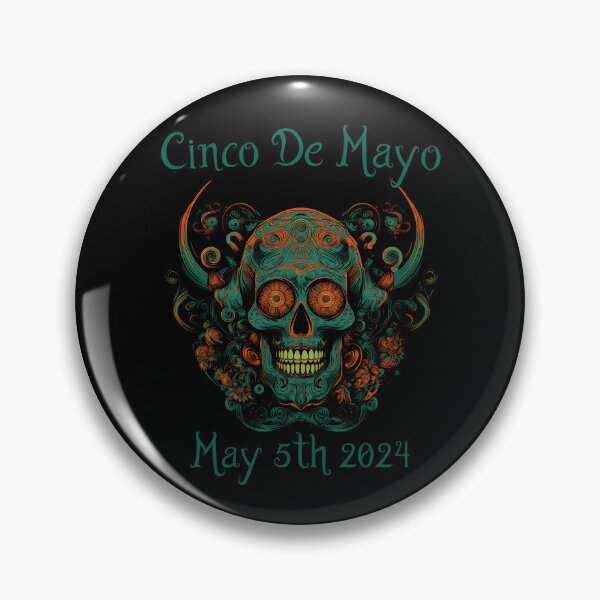 Item preview, Celebrate Cinco De Mayo with our crazy green and orange skull design designed and sold by Good Candy.