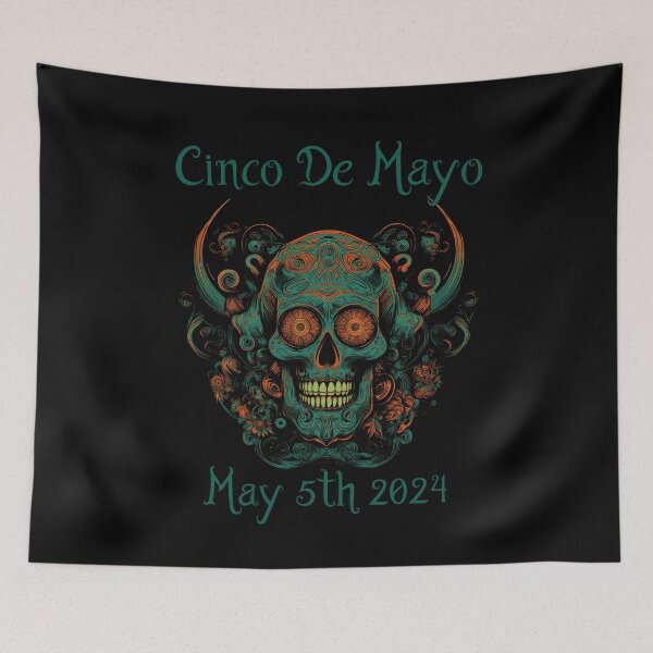 Item preview, Celebrate Cinco De Mayo with our crazy green and orange skull design designed and sold by Good Candy.