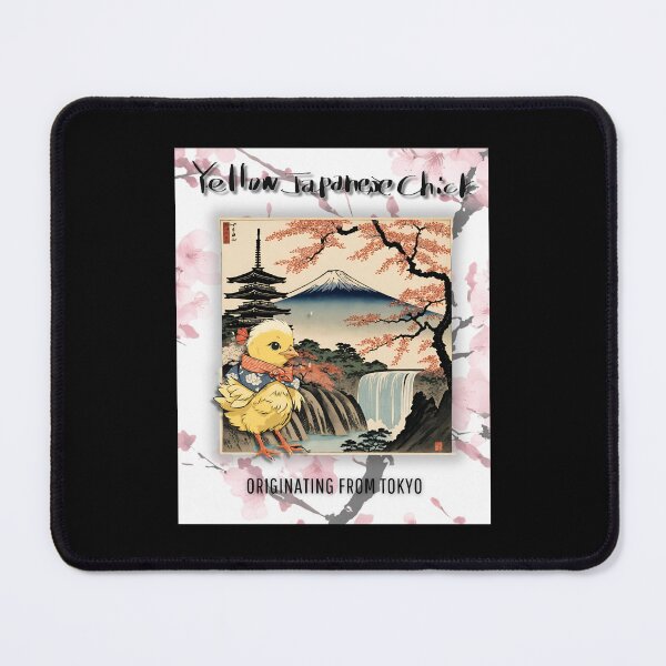 Item preview, CHICK IN JAPANESE UKIYO-E STYLE designed and sold by SimplyEmporium.