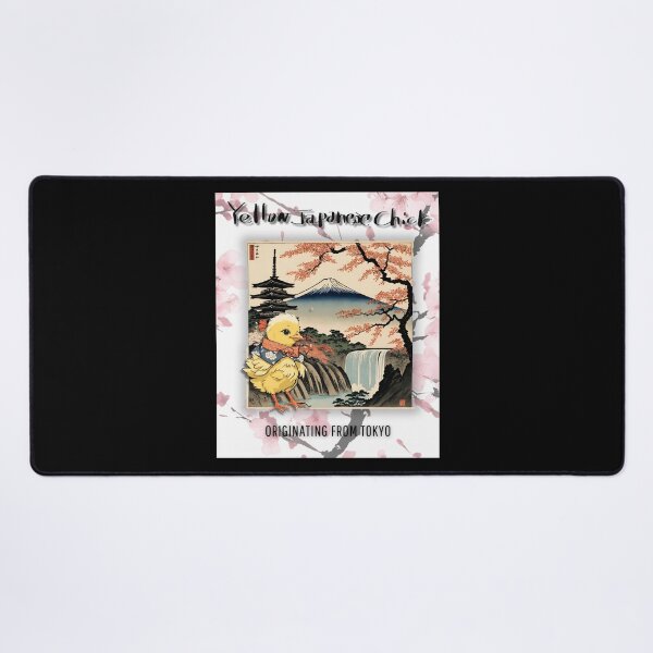 Item preview, CHICK IN JAPANESE UKIYO-E STYLE designed and sold by SimplyEmporium.