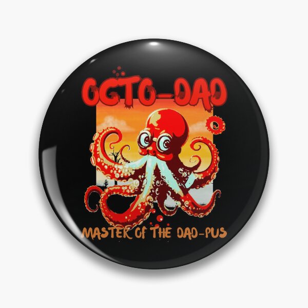 Item preview, Vintage Octo-dad Funny Octopus for Father's Day designed and sold by jteart.