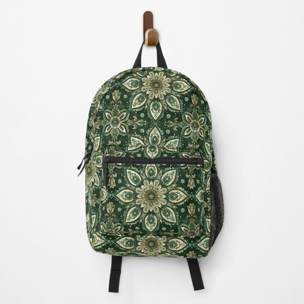 Item preview, Green Paisley Mandala Background Pattern designed and sold by Pati-Design.