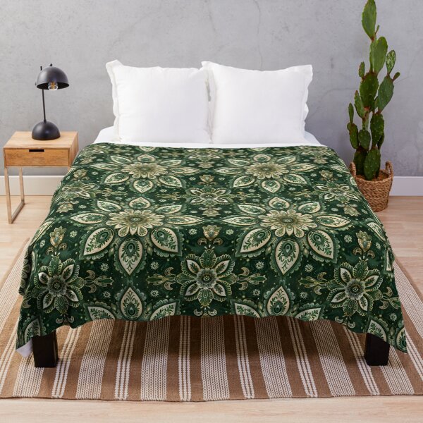 Item preview, Green Paisley Mandala Background Pattern designed and sold by Pati-Design.