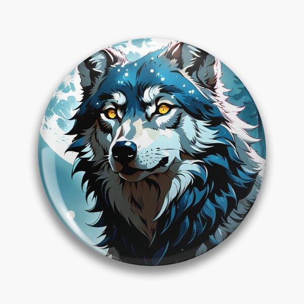 Item preview, Wolf and the moon designed and sold by BansheeTales.