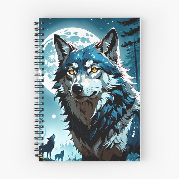 Item preview, Wolf and the moon designed and sold by BansheeTales.