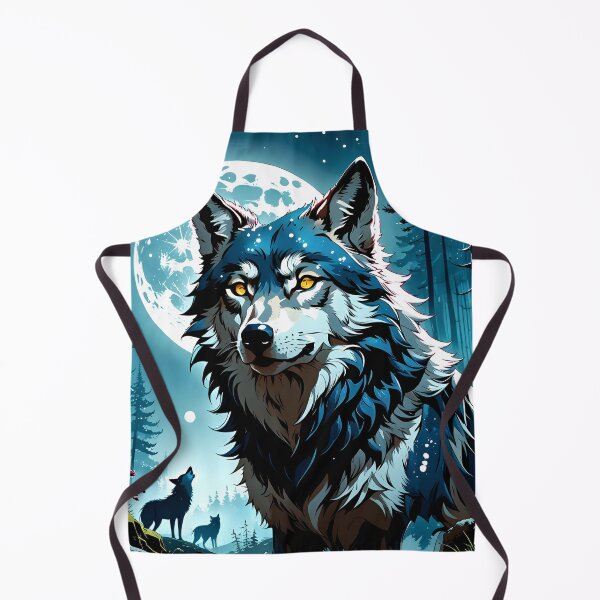 Item preview, Wolf and the moon designed and sold by BansheeTales.