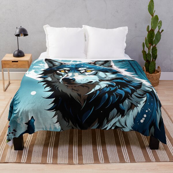 Item preview, Wolf and the moon designed and sold by BansheeTales.