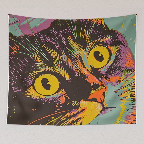 Item preview, curious cat  designed and sold by ururuty.