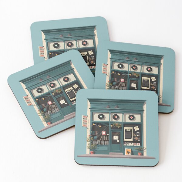 Item preview, Record Shop designed and sold by Weirdanya.