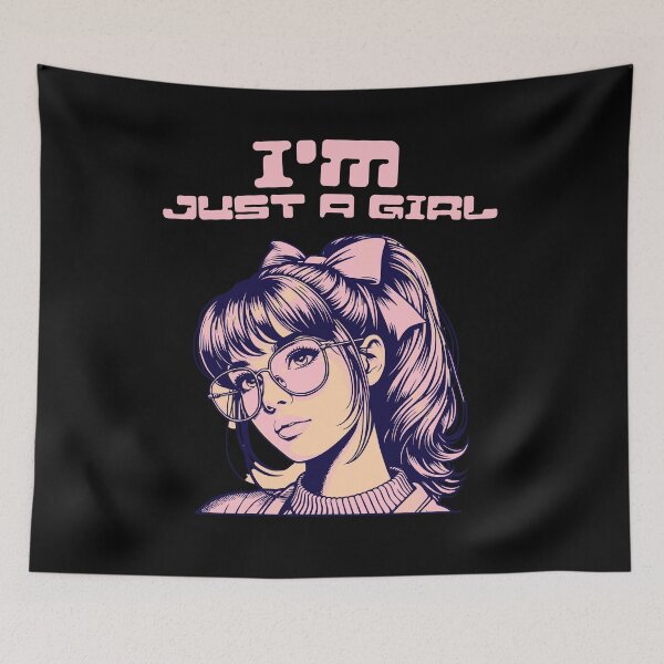 Item preview, Im Just A Girl Y2K Clothing Coquette Clothing Girl Aesthetic Gift for Bestfriend Gift for Her designed and sold by slicksdesigns.