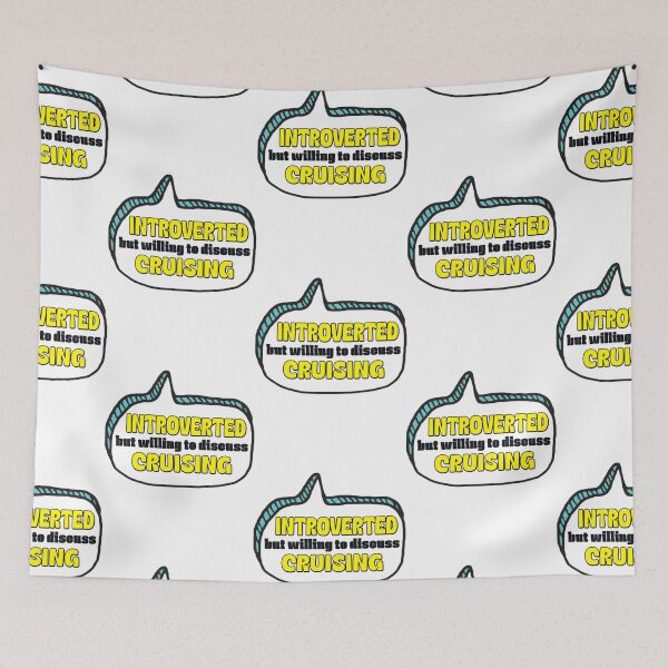 Item preview, Introverted But Willing To Discuss Cruising8 designed and sold by eyetell.