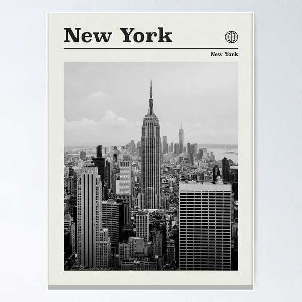 Item preview, New York City Black And White designed and sold by georgiawooda.