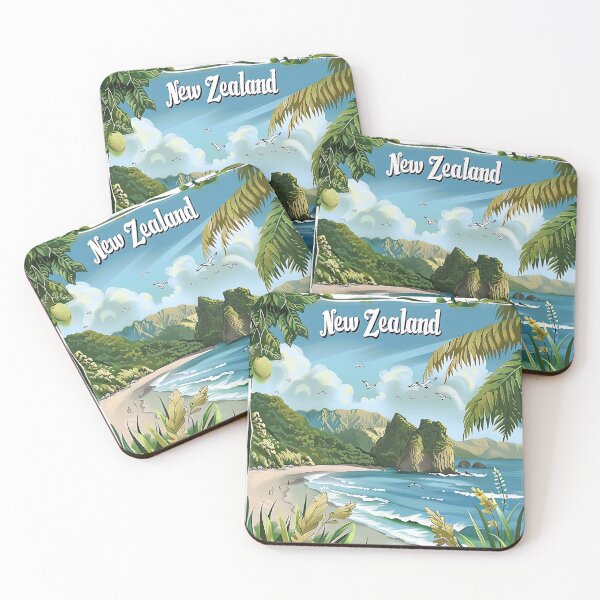 Item preview, New Zealand beach designed and sold by TheOosh.