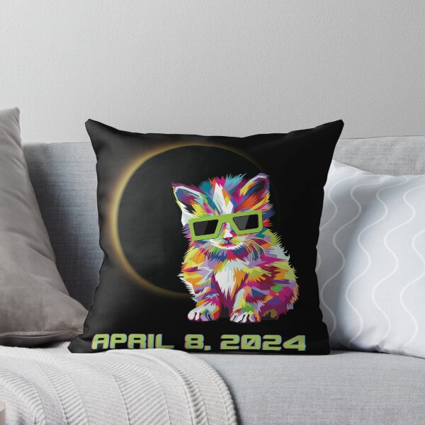 Item preview, Cat Wearing Solar Eclipse Glasses, Total Solar Eclipse April 8, 2024 designed and sold by GPODdesign.
