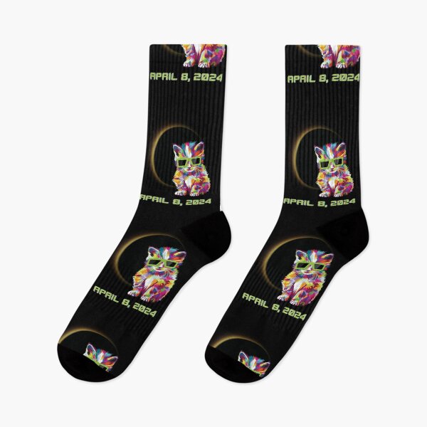 Item preview, Cat Wearing Solar Eclipse Glasses, Total Solar Eclipse April 8, 2024 designed and sold by GPODdesign.