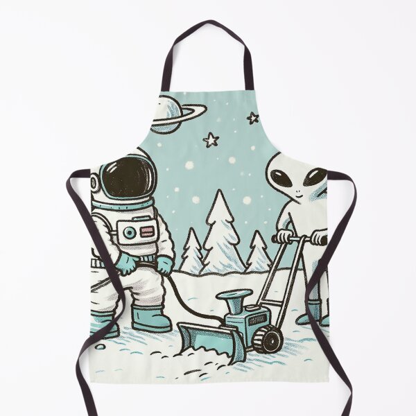 Item preview, Snow Blower Collaboration of Astronaut and Alien designed and sold by zzz888.