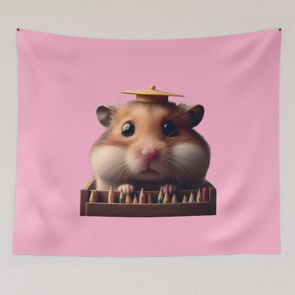 Item preview, sad hamster meme designed and sold by Animalpetslover.