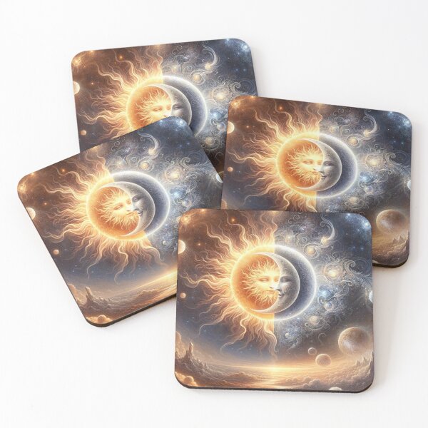 Item preview, Celestial Sun and Moon Lovers Eclipse  designed and sold by Digital-Fusion.