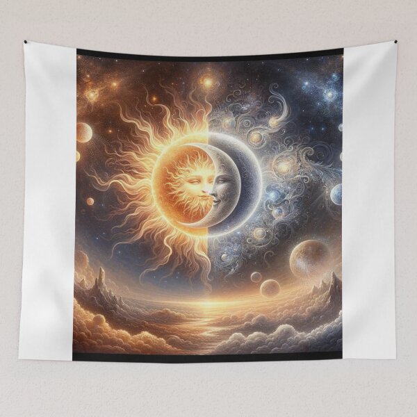 Item preview, Celestial Sun and Moon Lovers Eclipse  designed and sold by Digital-Fusion.