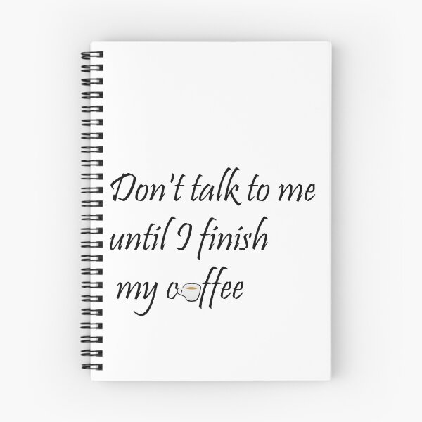 Item preview, Don't talk to me until I finish my coffee designed and sold by Andymanvitale.