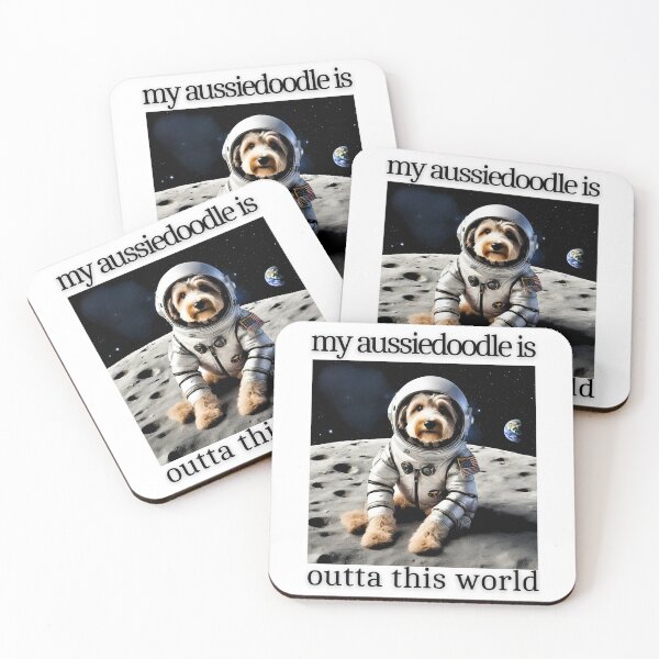 Item preview, Outta This World Aussiedoodle designed and sold by Fredster1966.