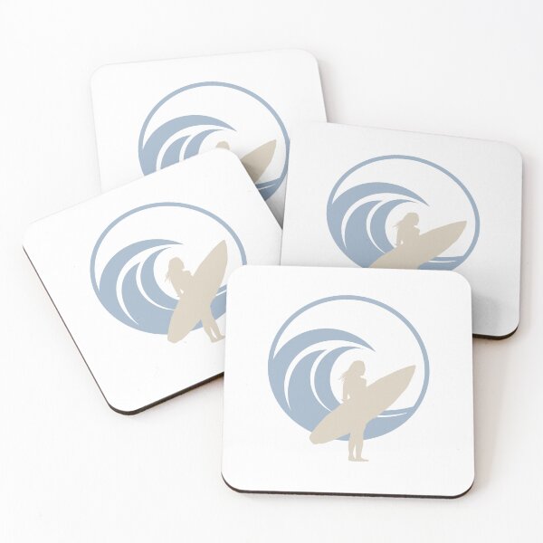Item preview, Female surfer entering the waves. Simple surf silhouette graphic. designed and sold by TorraCreative.