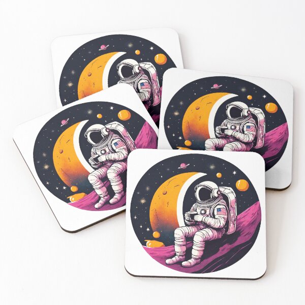 Item preview, Cosmic Coffee Break Astronaut in Space designed and sold by Tom-Johnson.