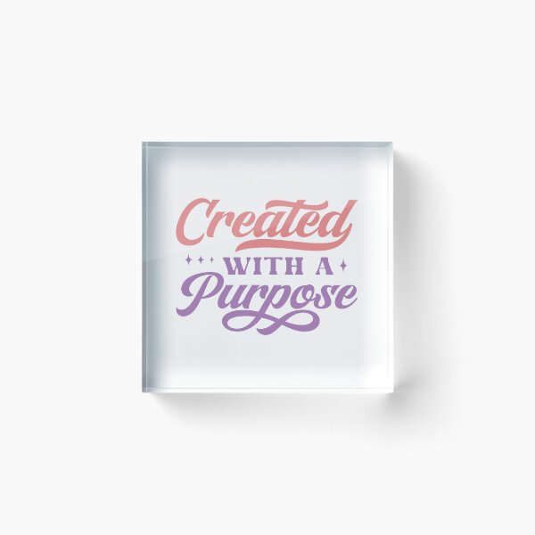Item preview, Created with a Purpose  designed and sold by HerMindSpeaks.