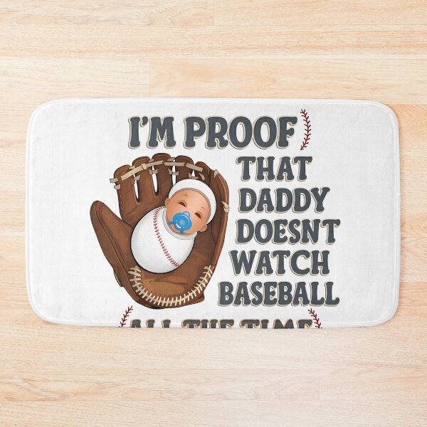 Item preview, Funny Baseball Baby Onesie | Daddy Doesn't Watch Baseball ALL the Time | Newborn Gift designed and sold by ashdenent.